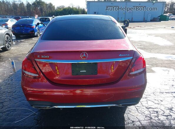 WDDZF4KB8JA344835 2018 MERCEDES-BENZ E-CLASS Maroon 