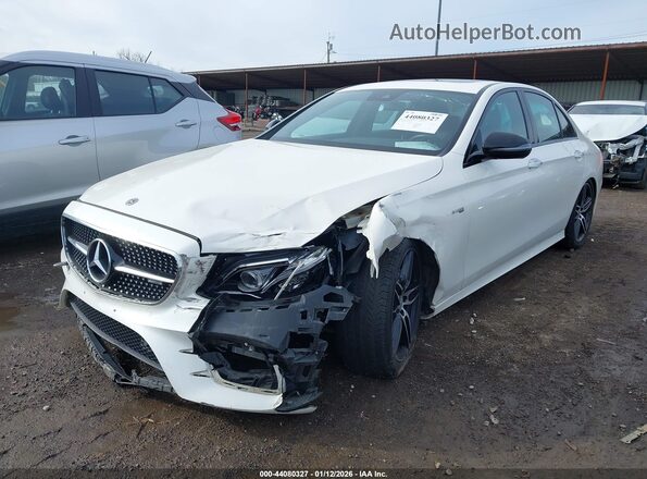 WDDZF6EB6JA487483 2018 MERCEDES-BENZ AMG E 43 White წინა მარცხენა ხედი სამი მეოთხედიდან