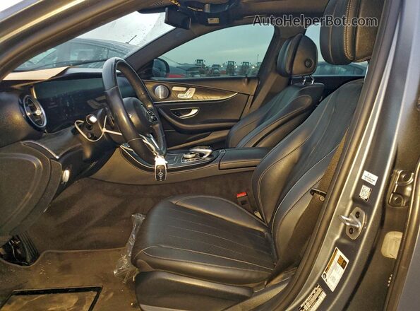 WDDZF6JBXLA709371 2020 MERCEDES-BENZ E Gray Вид салону спереду