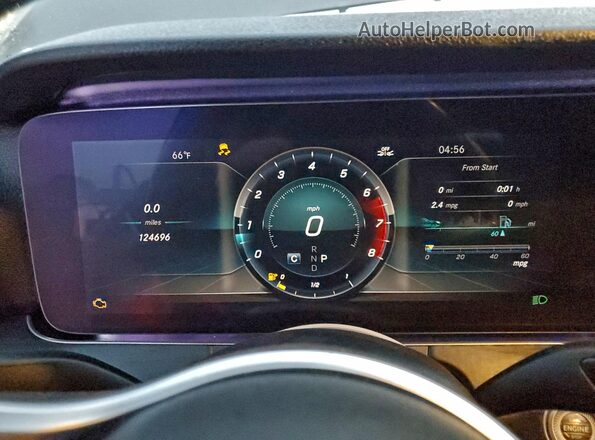 WDDZF6JBXLA709371 2020 MERCEDES-BENZ E Gray Вид щитка приладів