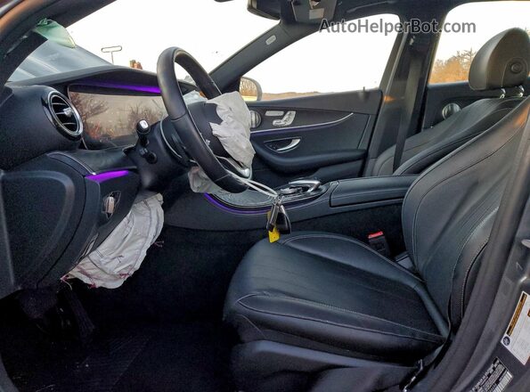 WDDZF8EB3LA744694 2020 MERCEDES-BENZ E Gray Front interior view