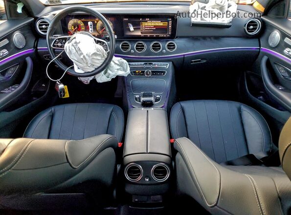 WDDZF8EB3LA744694 2020 MERCEDES-BENZ E Gray Dashboard view
