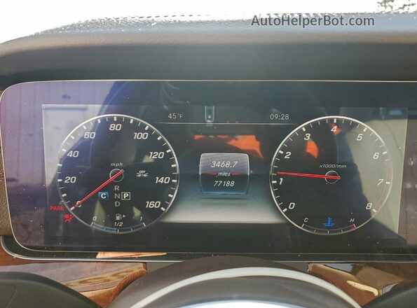WDDZF8EB9LA754971 2020 MERCEDES-BENZ E Black Սարքավորումների վահանակի տեսք