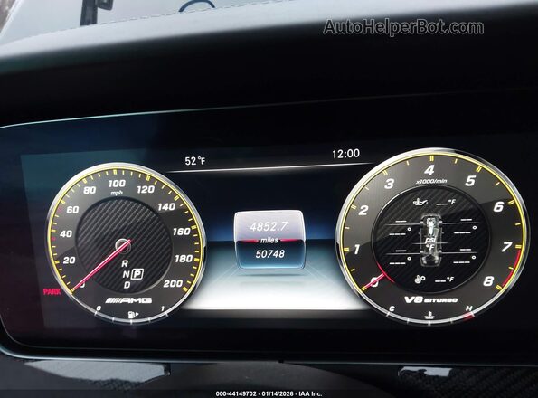 WDDZF8KB3KA505214 2019 MERCEDES-BENZ AMG E 63 Black უკანა სავარძლების ხედი