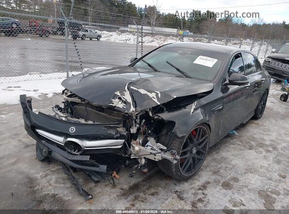 WDDZF8KB7KA495433 2019 MERCEDES-BENZ AMG E 63 Black Front view