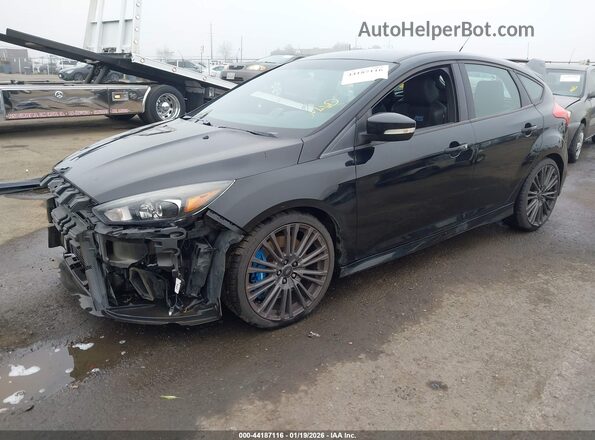 WF0DP3TH1H4125588 2017 FORD FOCUS RS Black Առջևի ձախ երեք քառորդ տեսարան