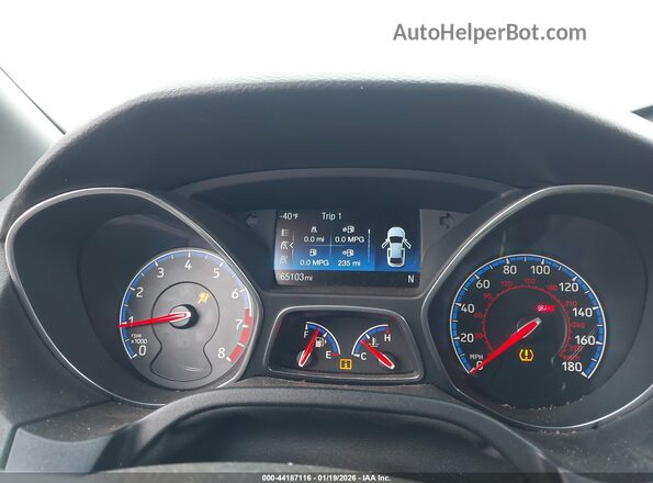 WF0DP3TH1H4125588 2017 FORD FOCUS RS Black Հետևի նստատեղերի տեսք