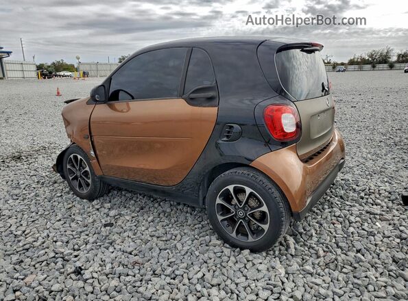 WMEFJ5DA4GK067613 2016 SMART FORTWO Brown Задня ліва чверть