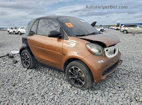 WMEFJ5DA4GK067613 2016 SMART FORTWO Brown Передня права чверть