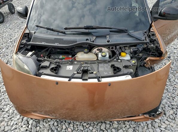 WMEFJ5DA4GK067613 2016 SMART FORTWO Brown Вид задньої частини салону