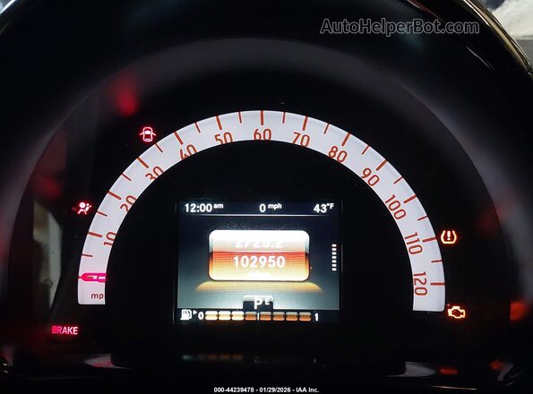 WMEFJ5DA9GK055571 2016 SMART FORTWO White Widok tylnych siedzeń