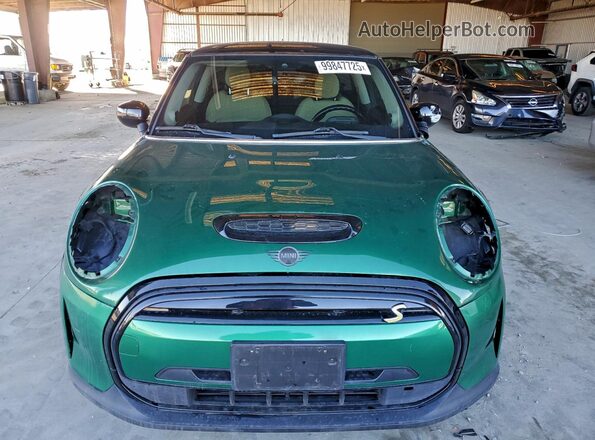 WMW13DJ02N2S08097 2022 MINI COOPER Green Вид спереду