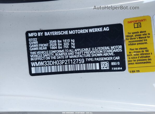 WMW33DH03P2T12759 2023 MINI HARDTOP Beige Engine compartment view
