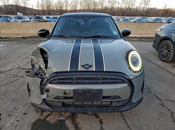 WMW33DH08N2R38658 2022 MINI COOPER Gray Դիմացի տեսք