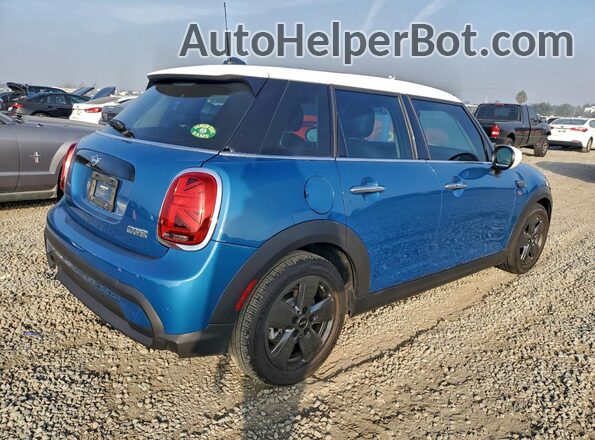 WMW33DK07N2R69361 2022 MINI COOPER Blue Задня права чверть