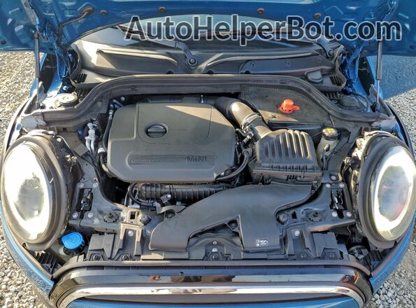 WMW33DK07N2R69361 2022 MINI COOPER Blue Вид задньої частини салону