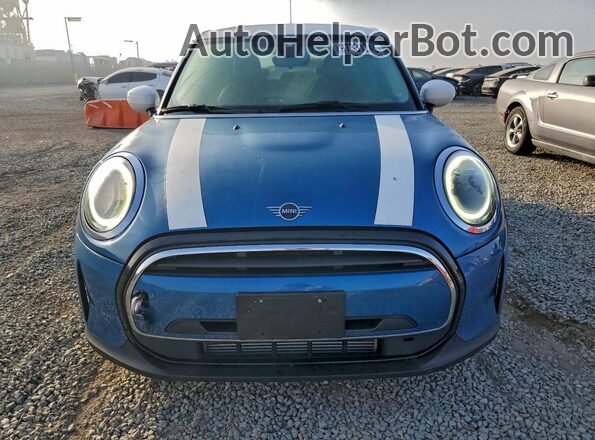 WMW33DK07N2R69361 2022 MINI COOPER Blue Вид спереду