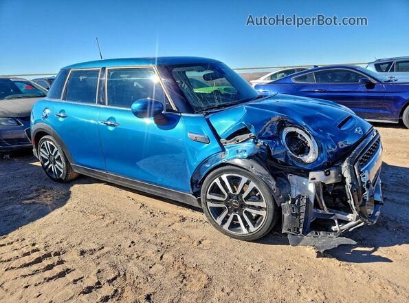 WMW53DK04R2V64959 2024 MINI COOPER Синий Передняя правая четверть