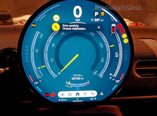 WMW53GD09S2W65791 2025 MINI COOPER Black Вид щитка приладів