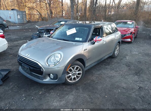 WMWLN5C5XG2E29924 2016 MINI CLUBMAN Gray Առջևի ձախ երեք քառորդ տեսարան