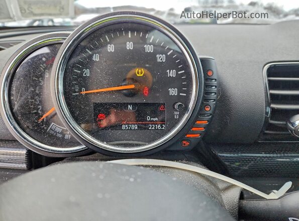 WMWLN9C50G2B31759 2016 MINI COOPER Gray Widok zestawu wskaźników