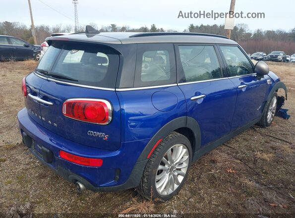 WMWLU5C53K2G04879 2019 MINI CLUBMAN Blue Задня права чверть