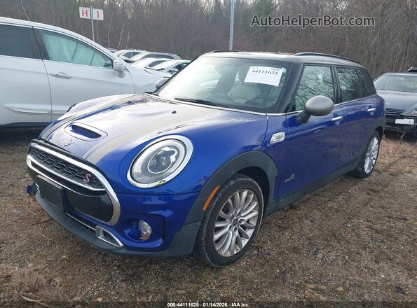 WMWLU5C53K2G04879 2019 MINI CLUBMAN Blue Передня ліва чверть