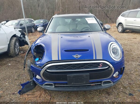WMWLU5C53K2G04879 2019 MINI CLUBMAN Blue Вид задньої частини салону
