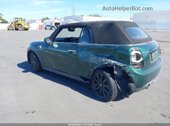 WMWWG5C55H3C19976 2017 MINI CONVERTIBLE Green Задня ліва чверть