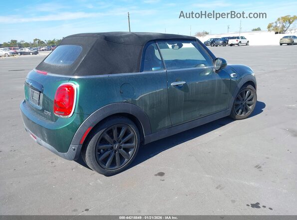 WMWWG5C55H3C19976 2017 MINI CONVERTIBLE Green Задня права чверть