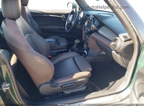 WMWWG5C55H3C19976 2017 MINI CONVERTIBLE Green Вид салону спереду