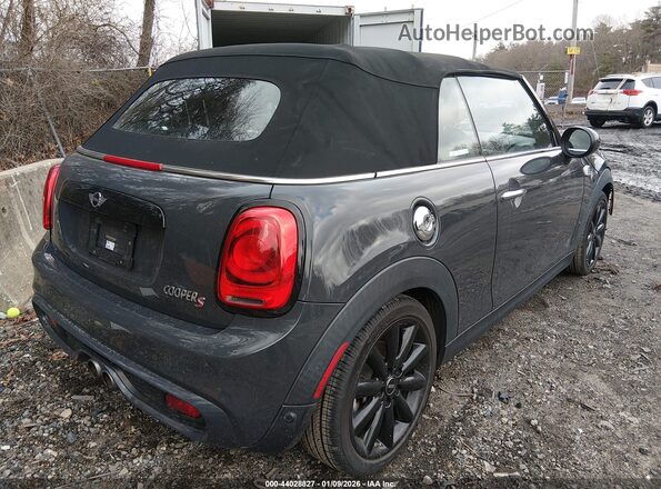 WMWWG9C53J3C82524 2018 MINI CONVERTIBLE Gray Задня права чверть