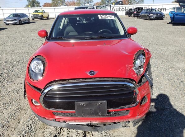 WMWXR3C04M2P00015 2021 MINI COOPER Red Front view
