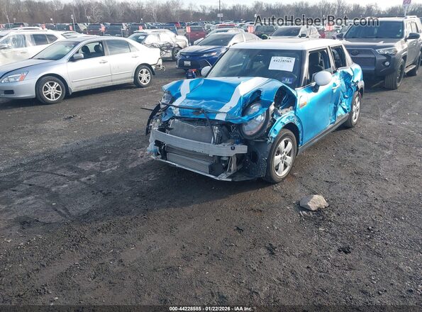 WMWXU1C38H2F78054 2017 MINI HARDTOP Синий Передняя левая четверть