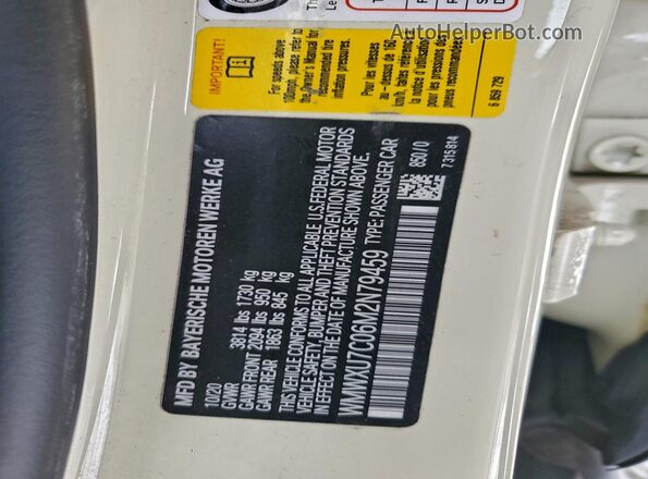 WMWXU7C06M2N79459 2021 MINI COOPER White Engine compartment view