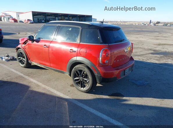 WMWZB3C52GWR48432 2016 MINI COUNTRYMAN Red Задня ліва чверть