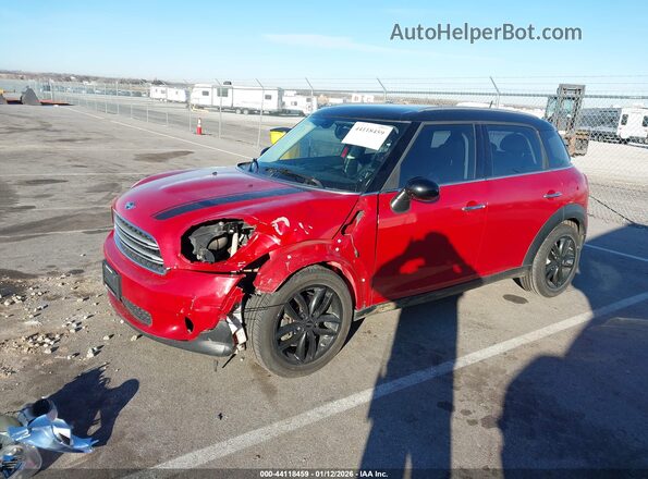 WMWZB3C52GWR48432 2016 MINI COUNTRYMAN Red Передня ліва чверть