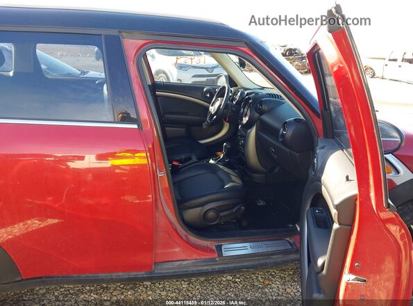 WMWZB3C52GWR48432 2016 MINI COUNTRYMAN Red Вид салону спереду