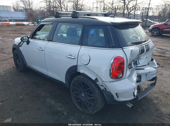 WMWZC3C56GWT11282 2016 MINI COUNTRYMAN White Задня ліва чверть