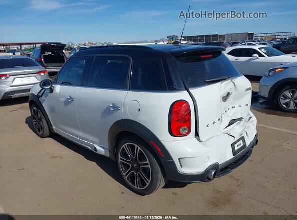WMWZC3C58GWT08321 2016 MINI COUNTRYMAN White Задня ліва чверть