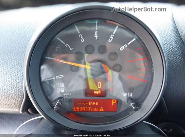 WMWZC3C58GWT08321 2016 MINI COUNTRYMAN White Вид задніх сидінь