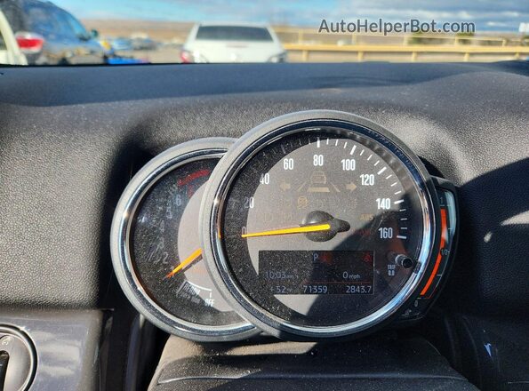 WMZ23BR00M3M51271 2021 MINI COOPER Black Вид щитка приладів