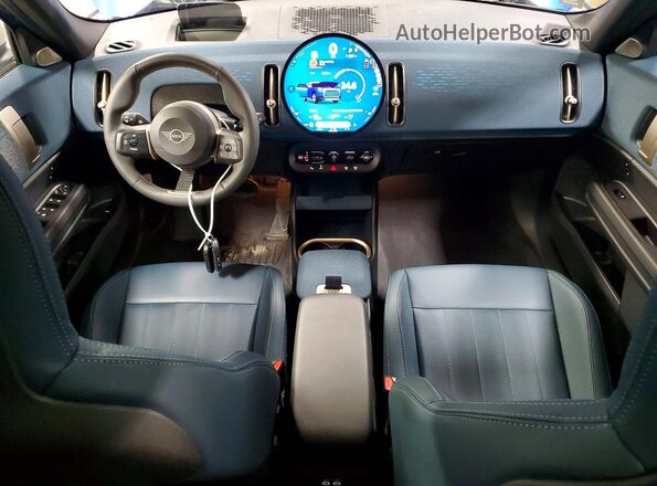 WMZ23GA09S7R22591 2025 MINI COUNTRYMAN Blue წინა პანელის ხედი