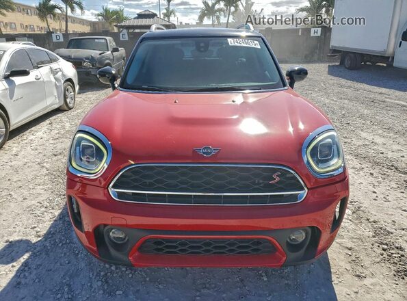 WMZ53BR02M3M91445 2021 MINI COOPER Red Front view