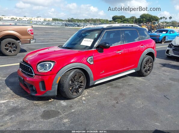 WMZ83BR04N3N34701 2022 MINI COUNTRYMAN Красный Передняя левая четверть