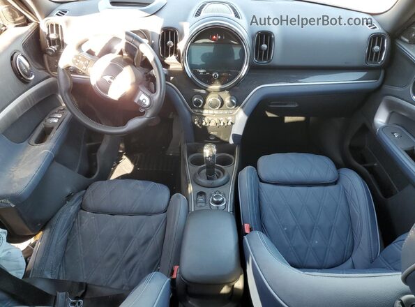 WMZ83BR04N3P10663 2022 MINI COOPER Blue Вид панелі приладів