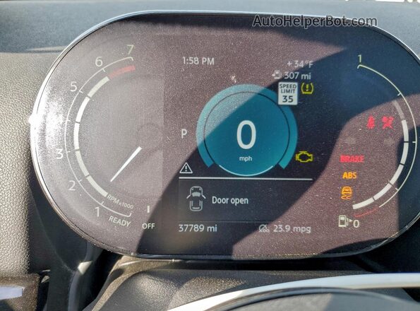WMZ83BR05P3P53735 2023 MINI COOPER Teal Սարքավորումների վահանակի տեսք