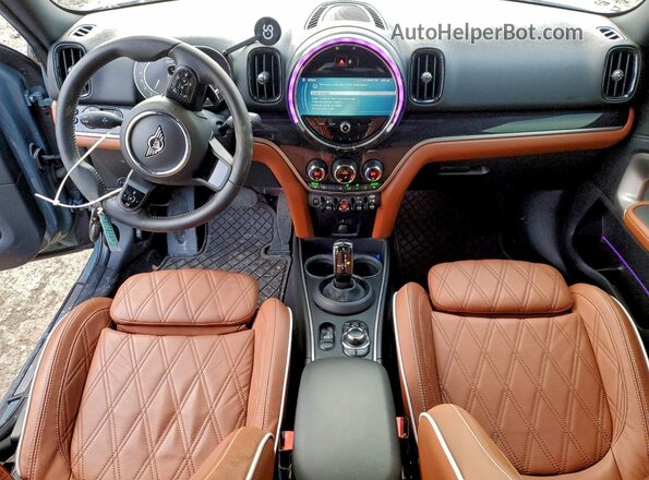 WMZ83BR09P3P61563 2023 MINI COOPER Бирюзовый Вид панели приборов