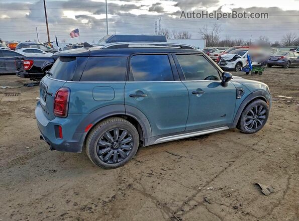 WMZ83BR09P3P61563 2023 MINI COOPER Бирюзовый Задняя правая четверть