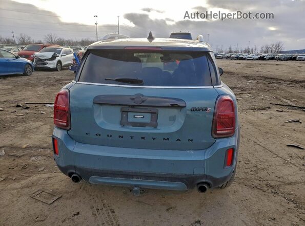 WMZ83BR09P3P61563 2023 MINI COOPER Бирюзовый Вид сзади